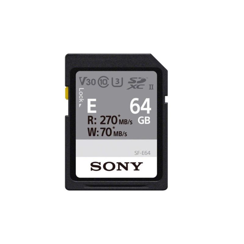 SONY SD SERIE E UHS-II 64GB 270/70MB/S CL 10