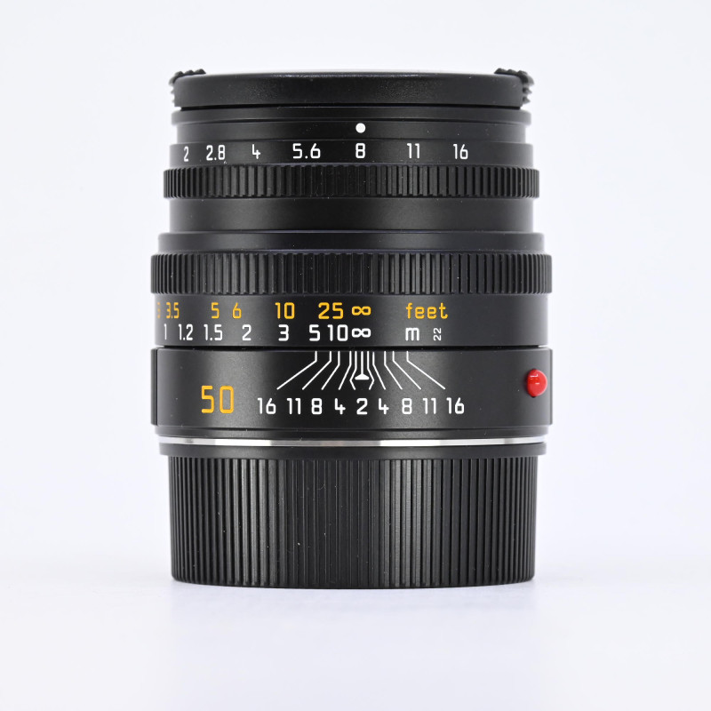 Leica Summicron-M 50mm f/2 Noir 11826 Occasion Garantie 12 Mois