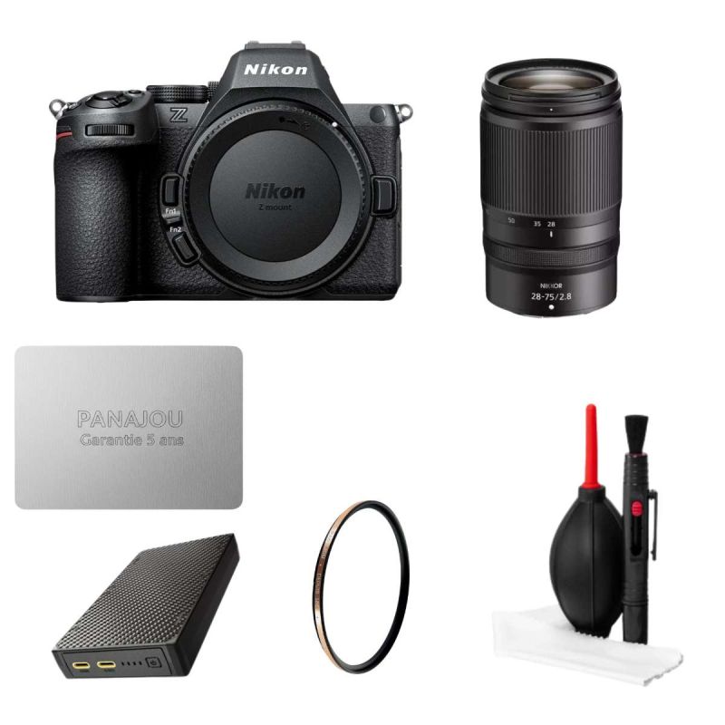 Pack Évasion Panajou Nikon Z5 II + 28-75mm f/2.8 + accessoires voyage