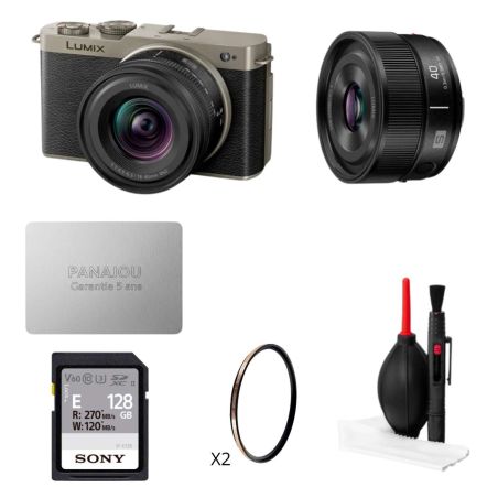 Pack Prime Panajou Panasonic S9 + 18-40 + 40mm f/2 + accessoires photo