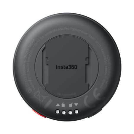 Insta360 Mic Pro Transmitter Graphite Black Micro Sans Fil