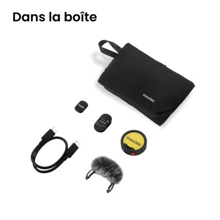 Insta360 Mic Pro Transmitter Graphite Black Micro Sans Fil