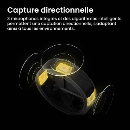 Insta360 Mic Pro Transmitter Graphite Black Micro Sans Fil
