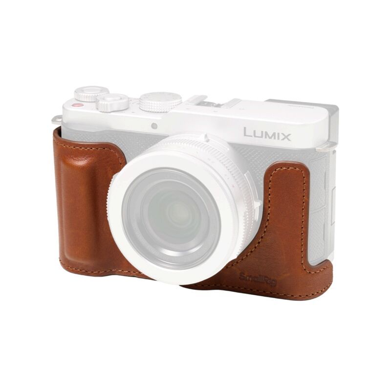 Smallrig 5699 Demi Etui Cuir Lumix L10 Marron