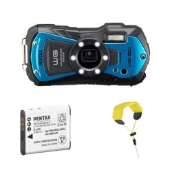 PENTAX WG-90 BLEU Pack Dragonne+Batterie sup