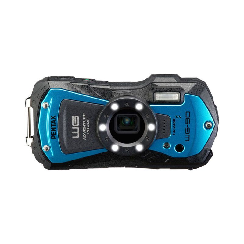 PENTAX WG-90 BLEU Pack Dragonne+Batterie sup