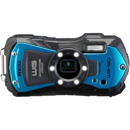 PENTAX WG-90 BLEU Pack Dragonne+Batterie sup