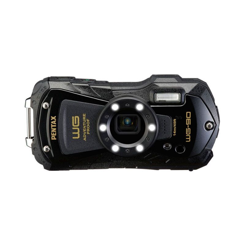 PENTAX WG-90 Noir Pack Dragonne + Batterie Supplémentaire