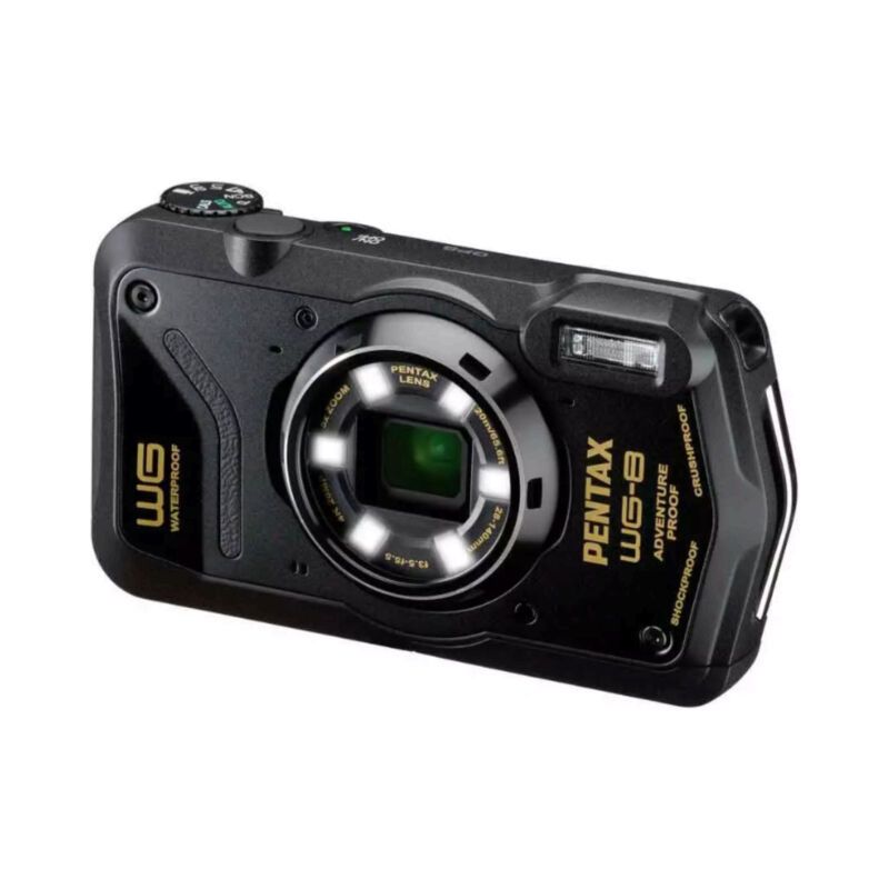 PENTAX WG-8 Noir Pack Dragonne + batterie sup