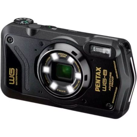 PENTAX WG-8 Noir Pack Dragonne + batterie sup