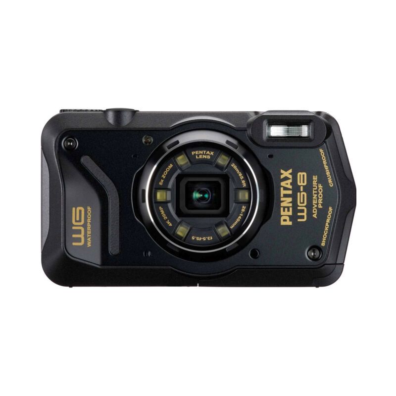 PENTAX WG-8 Noir Pack Dragonne + batterie sup