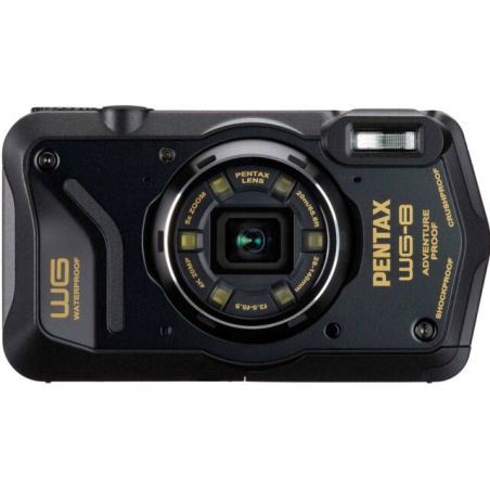 PENTAX WG-8 Noir Pack Dragonne + batterie sup