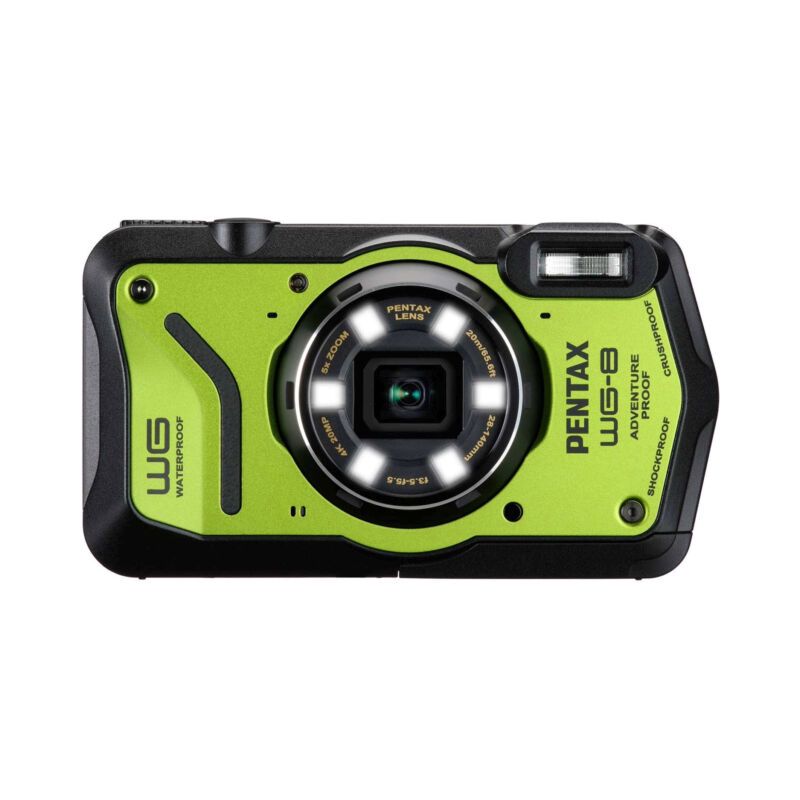 PENTAX WG-8 Vert Pack Dragonne + Batterie Supplémentaire
