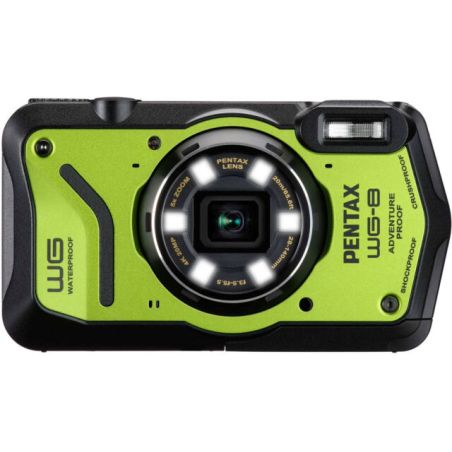 PENTAX WG-8 Vert Pack Dragonne + Batterie Supplémentaire