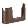 LEICA Q3 DEMI ETUI CUIR MARRON FONCÉ 18878
