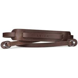 LEICA COURROIE EPAULIERE CUIR MARRON 14684