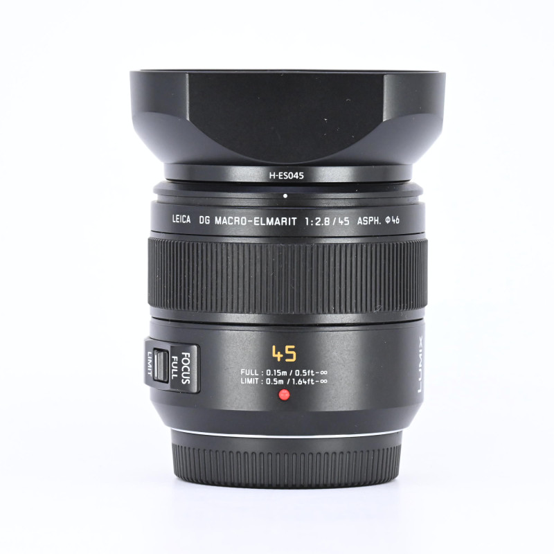 Panasonic Leica DG Macro-Elmarit 45mm F2.8 ASPH. O.I.S. Occasion Garan