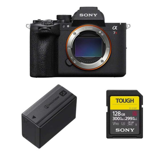 Sony A7R VI Pack Carte Sony TOUGH 128GB et Batterie NP-SA100