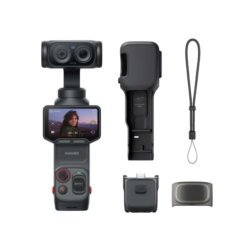 INSTA360 Luna Ultra Standard Bundle Black Caméra Gimbal 8K