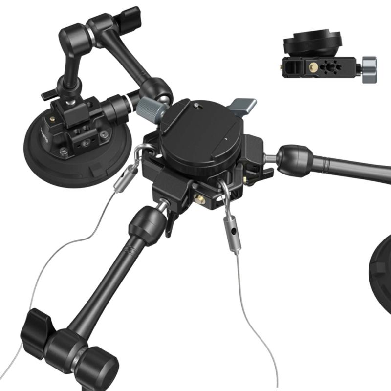 SMALLRIG 3565B 4 BRAS + VENTOUSE CAR