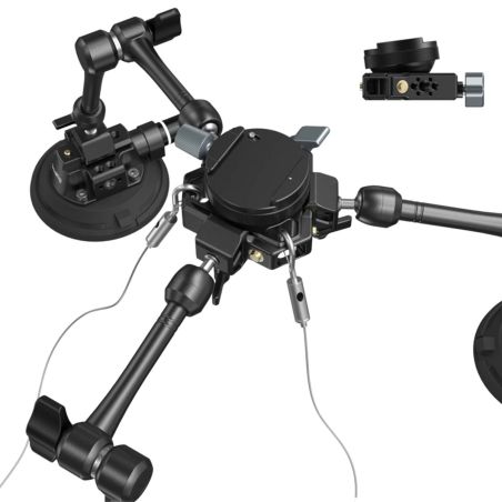 SMALLRIG 3565B 4 BRAS + VENTOUSE CAR