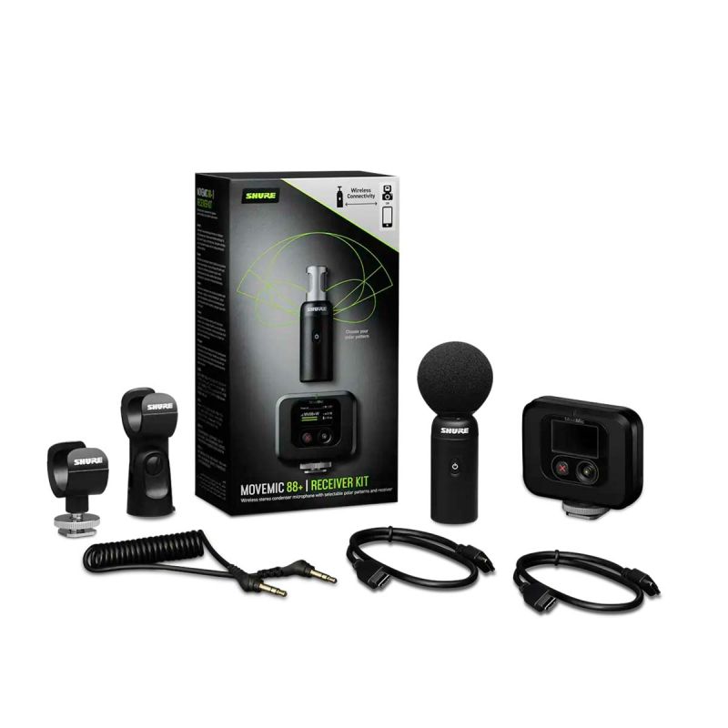 Shure MoveMic 88+ Micro Sans Fil Stéréo Bluetooth