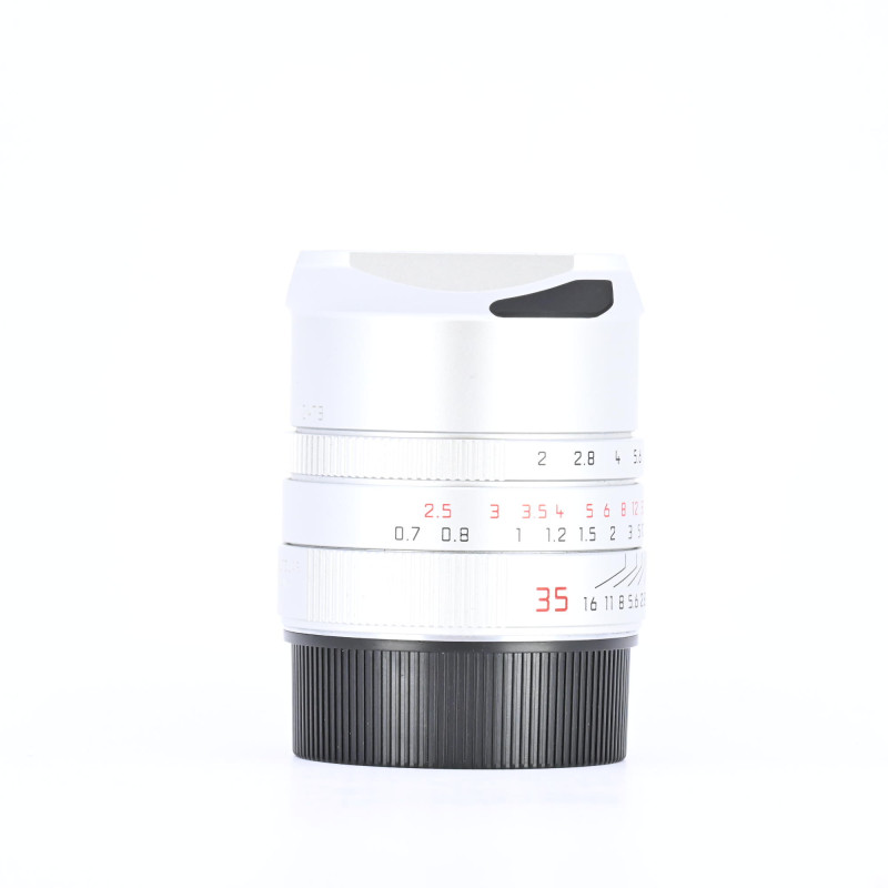 Leica Summicron-M 35mm f/2 ASPH. Silver Occasion Garantie 12 Mois