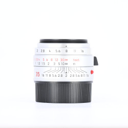 Leica Summicron-M 35mm f/2 ASPH. Silver Occasion Garantie 12 Mois