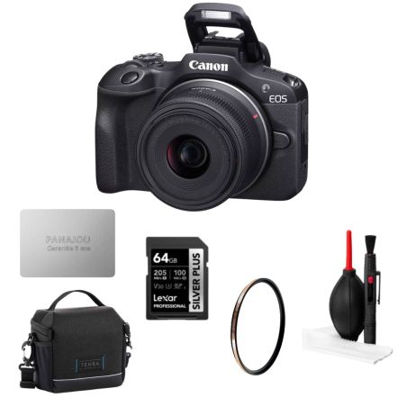 Pack Découverte Panajou Canon R100 + 18-45 + accessoires photo essentiels