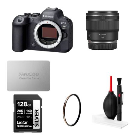 Pack Prime Panajou Canon R6 II + RF 45mm f/1.2 + accessoires photo