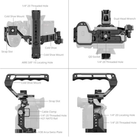 SMALLRIG 6703 Cage Kit Alpha 7R VI