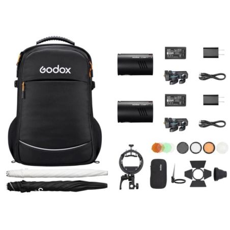 GODOX KIT 2X AD100PRO II + ACCESSOIRES
