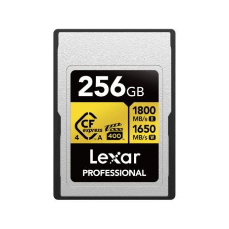 Lexar CFexpress PRO Type A Gold 256 Go VPG400 Carte Mémoire