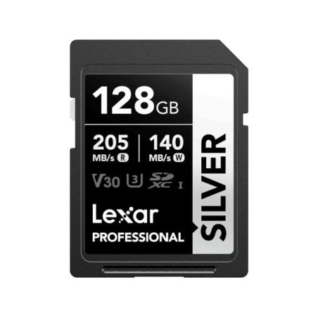 LEXAR SD SILVER PLUS 128GB V30