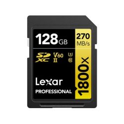 LEXAR PRO SD UHS-II 1800X 128GB CLASS 10 U3