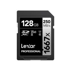 LEXAR PRO SD UHS-II 1667X 128GB CLASS 10 U3