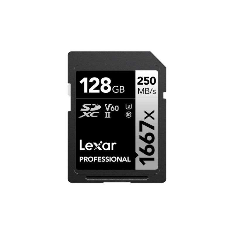 LEXAR PRO SD UHS-II 1667X 128GB CLASS 10 U3