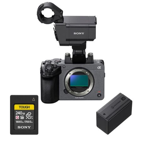 Sony FX5 + Poignée XLR + CFexpress Type A 240 Go + Batterie