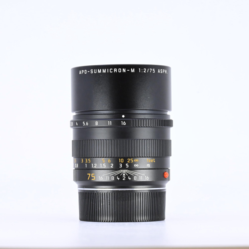 Leica APO-Summicron-M 75mm f/2 ASPH. Occasion Garantie 12 Mois