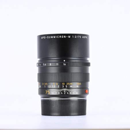 Leica APO-Summicron-M 75mm f/2 ASPH. Occasion Garantie 12 Mois
