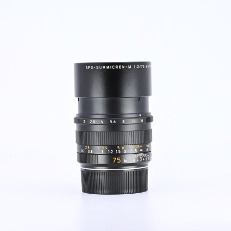 Leica APO-Summicron-M 75mm f/2 ASPH. Occasion Garantie 12 Mois