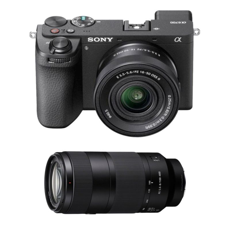 Sony A6700 +16-50 + 100-400 F8