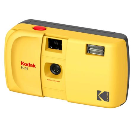 Kodak EC35 jaune pastel avec flash intégré