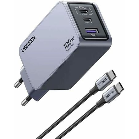 UGREEN CHARGEUR 100W 2x USB-C 1x USB-A +Cable