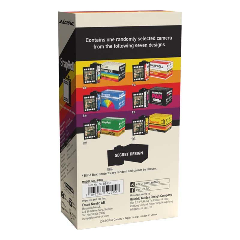 Escura Snap Roll Porte Clef appareil photo