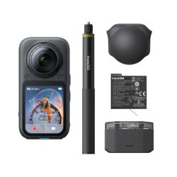 Insta360 X6 Essentials Bundle Midnight Black caméra 360 8K