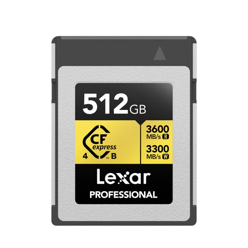 LEXAR PRO CFEXPRESS GOLD TYPE B 512GB 3300
