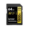 LEXAR CARTE SD Pro Gold UHS-II 1800x 64Go
