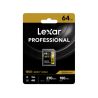 LEXAR CARTE SD Pro Gold UHS-II 1800x 64Go