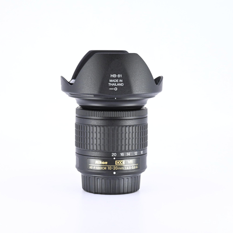 Nikon AF-P DX NIKKOR 10-20mm f/4.5-5.6G VR Occasion Garantie 12 Mois